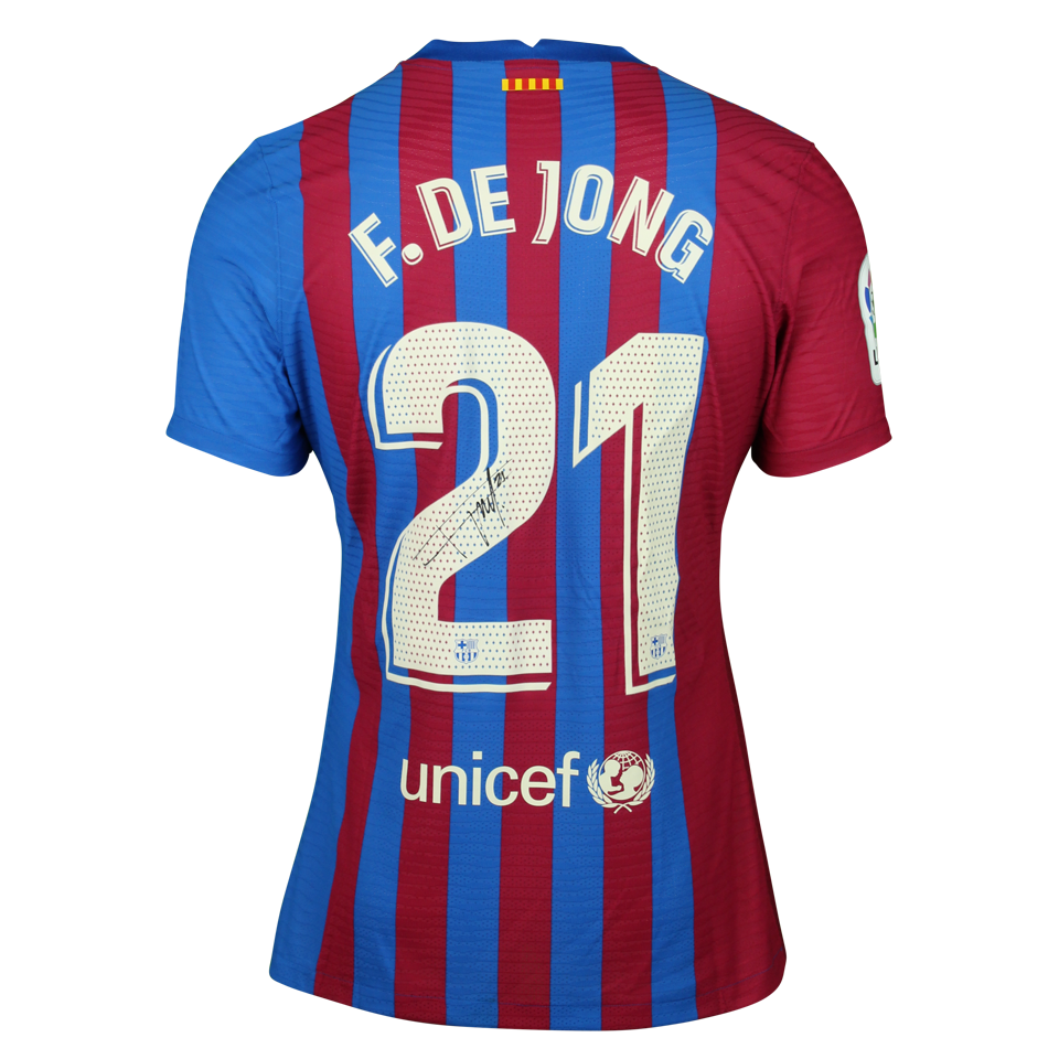 FC Barcelona F. DE JONG 21 ユニフォーム Mサイズ Nike Barcelona Home F. de Jong 21 Jersey 2023-2024 (La Liga)