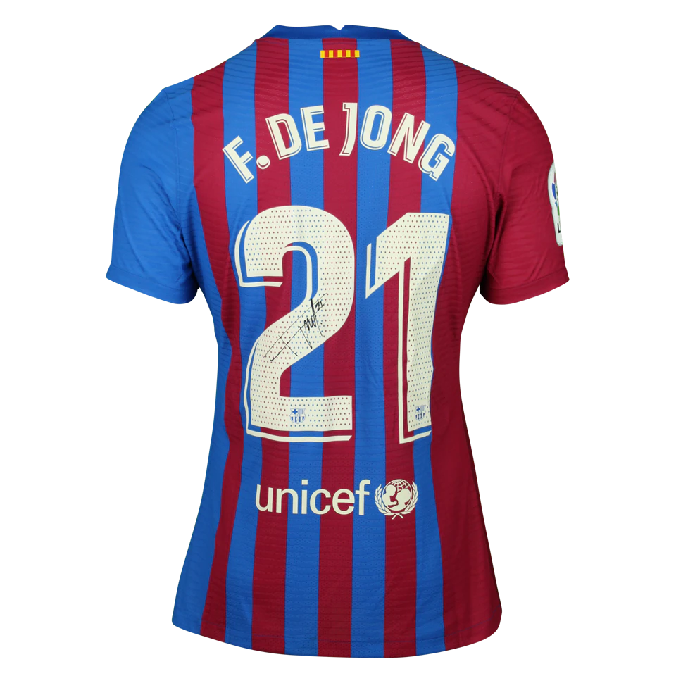 Frenkie de Jong FC Barcelona jersey