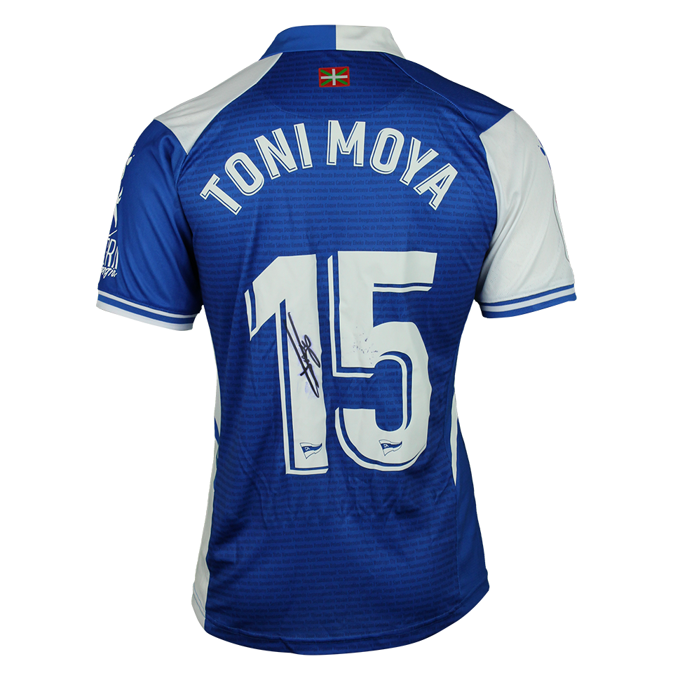 Antonio Moya  Deportivo Alavés shirt