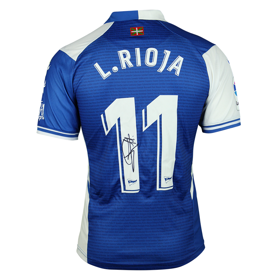Luis Jesús Rioja González Deportivo Alavés shirt