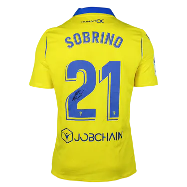 来自Cádiz CF的Rubén Sobrino Pozuelo球衣