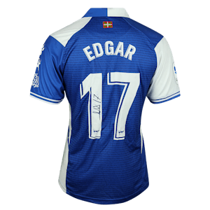 Deportivo Alavés 팀의 Edgar Antonio Méndez Ortega 셔츠