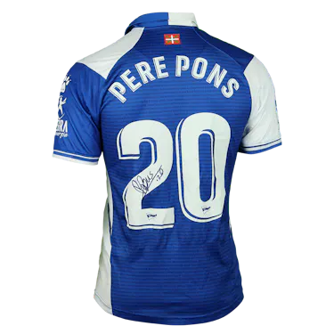 Pere Pons Riera Deportivo Alavés camisa.