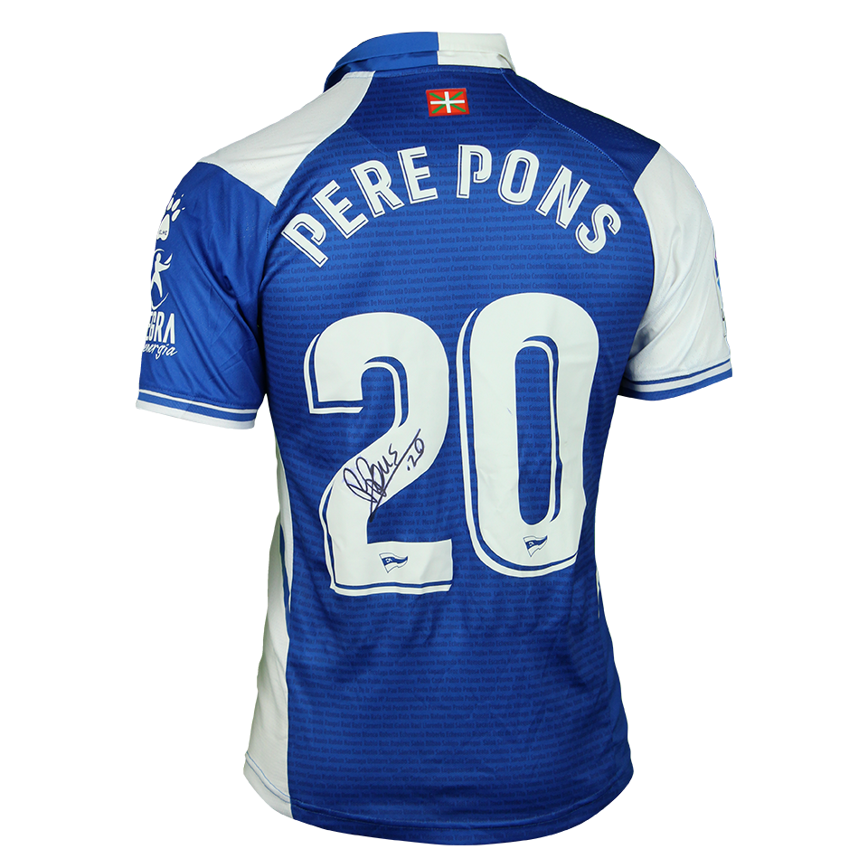 Pere Pons Riera Deportivo Alavés camisa.