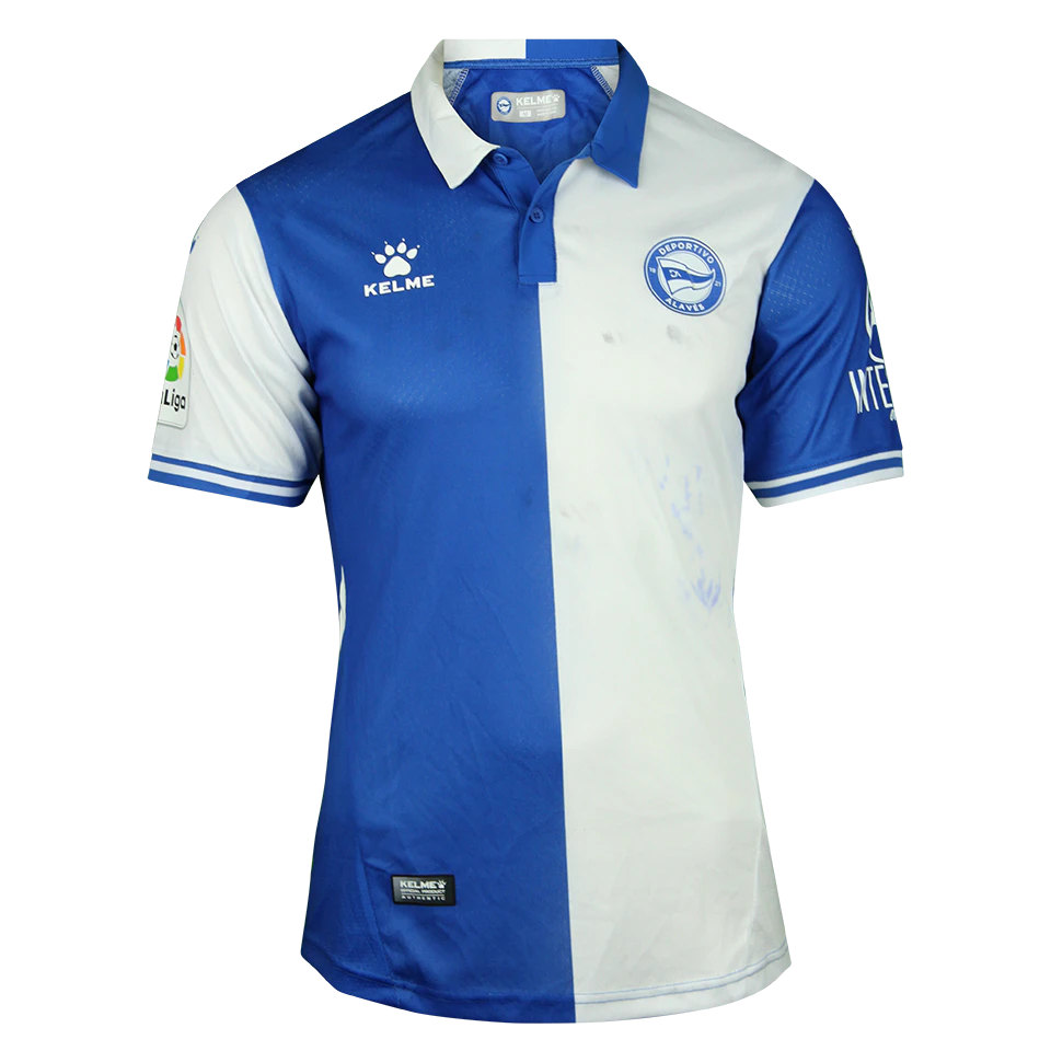 来自Deportivo Alavés的Alberto Rodríguez Baró球衣