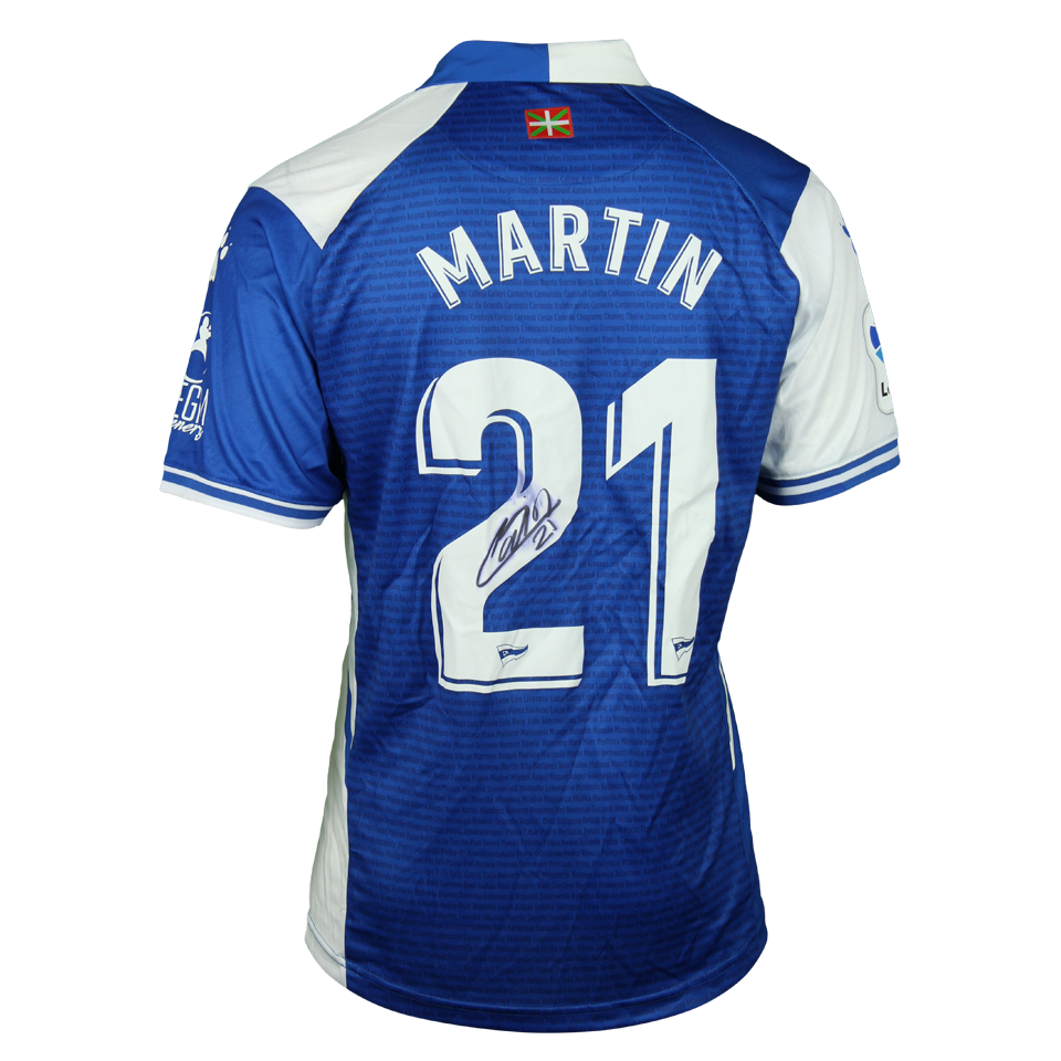 Maillot de Martín Aguirregabiria Padilla (Deportivo Alavés)