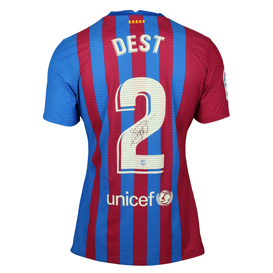 Sergino Dest FC Barcelona shirt
