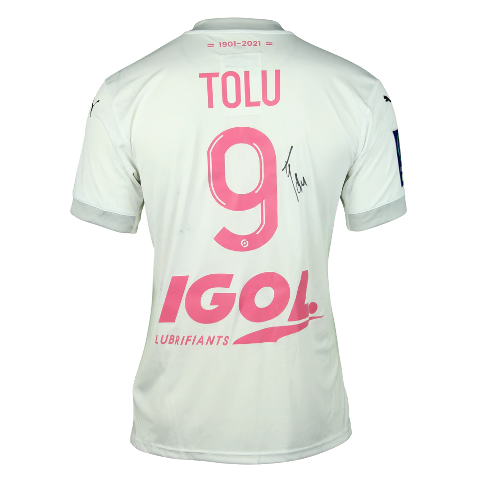 Amiens SC-Trikot von Toluwalase Emmanuel Arokodare
