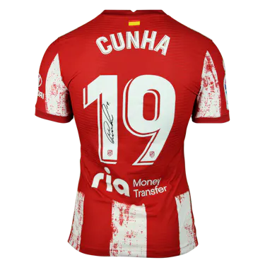 Matheus Cunha Atlético de Madrid camisa.