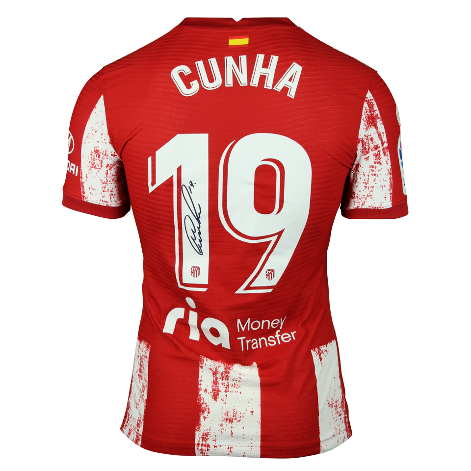 Matheus Cunha Atlético de Madrid camisa.