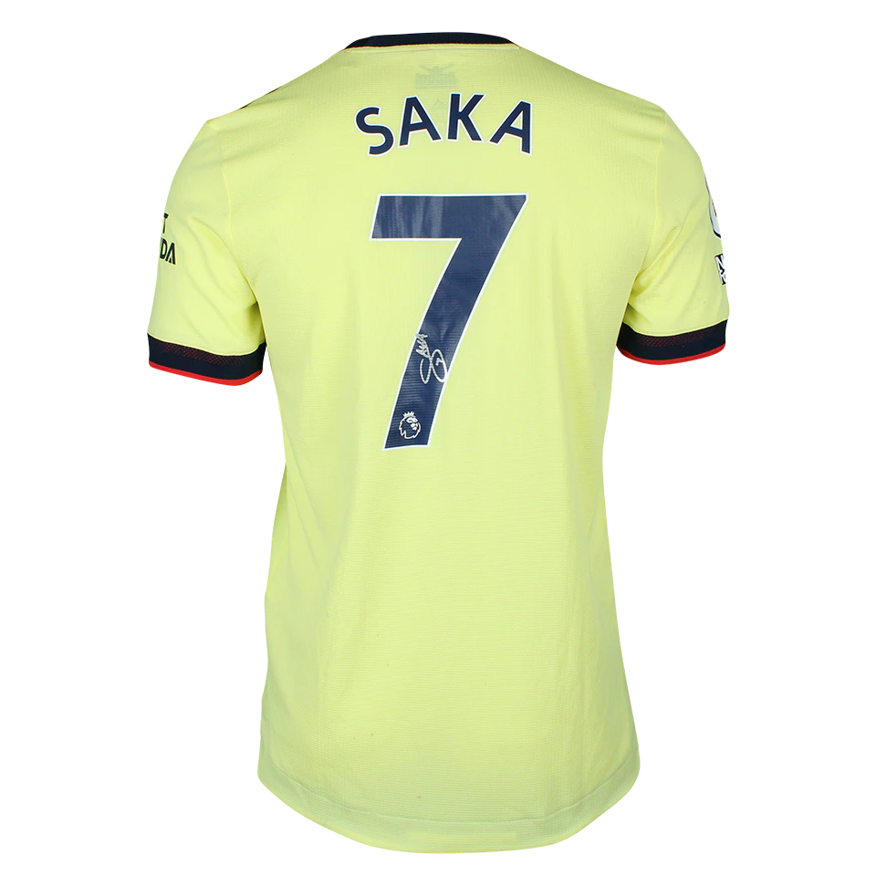 Bukayo Saka Arsenal camisa.