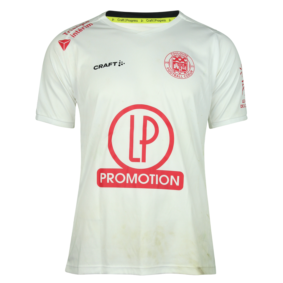 Camiseta Branco van den Boomen Toulouse FC