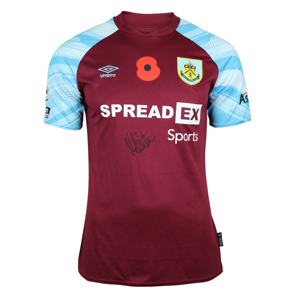 Matthew Lowton Burnley shirt