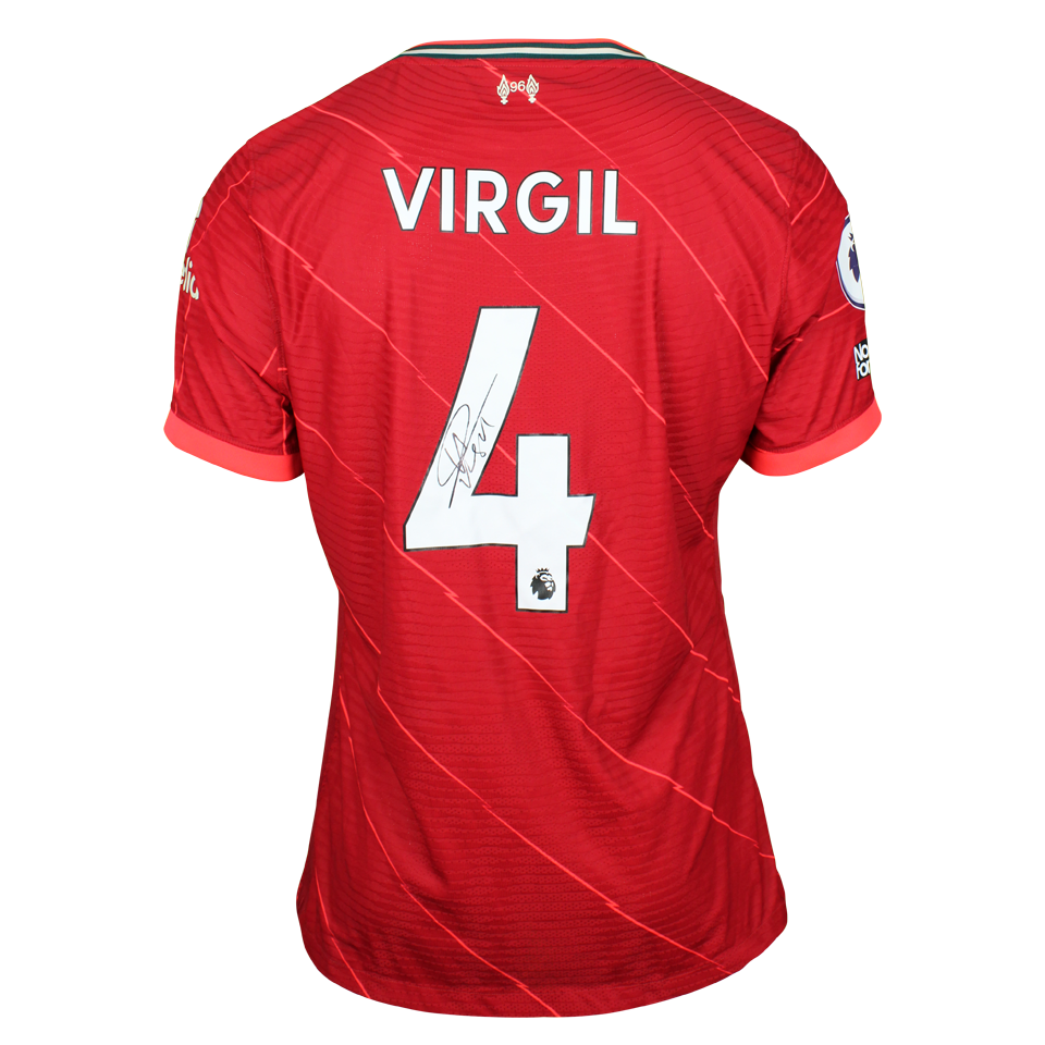 Virgil van Dijk Liverpool shirt