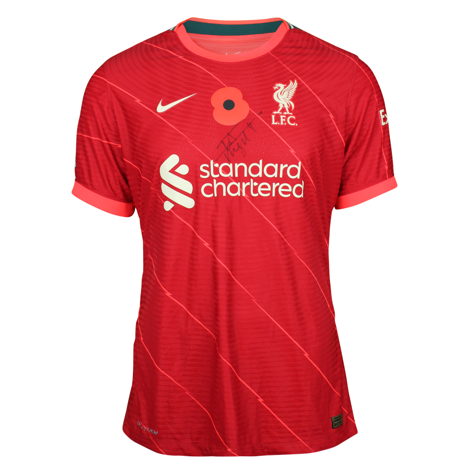 Virgil van Dijk Liverpool shirt