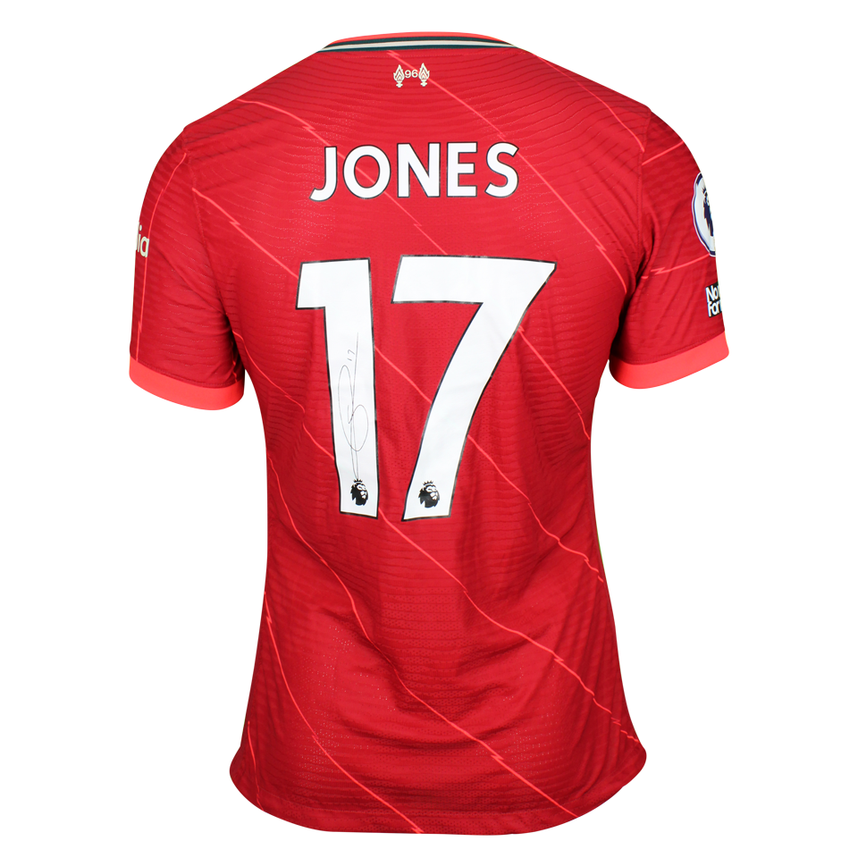Curtis Jones Liverpool shirt