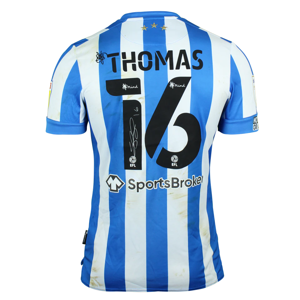 来自Huddersfield Town的Sorba Thomas球衣