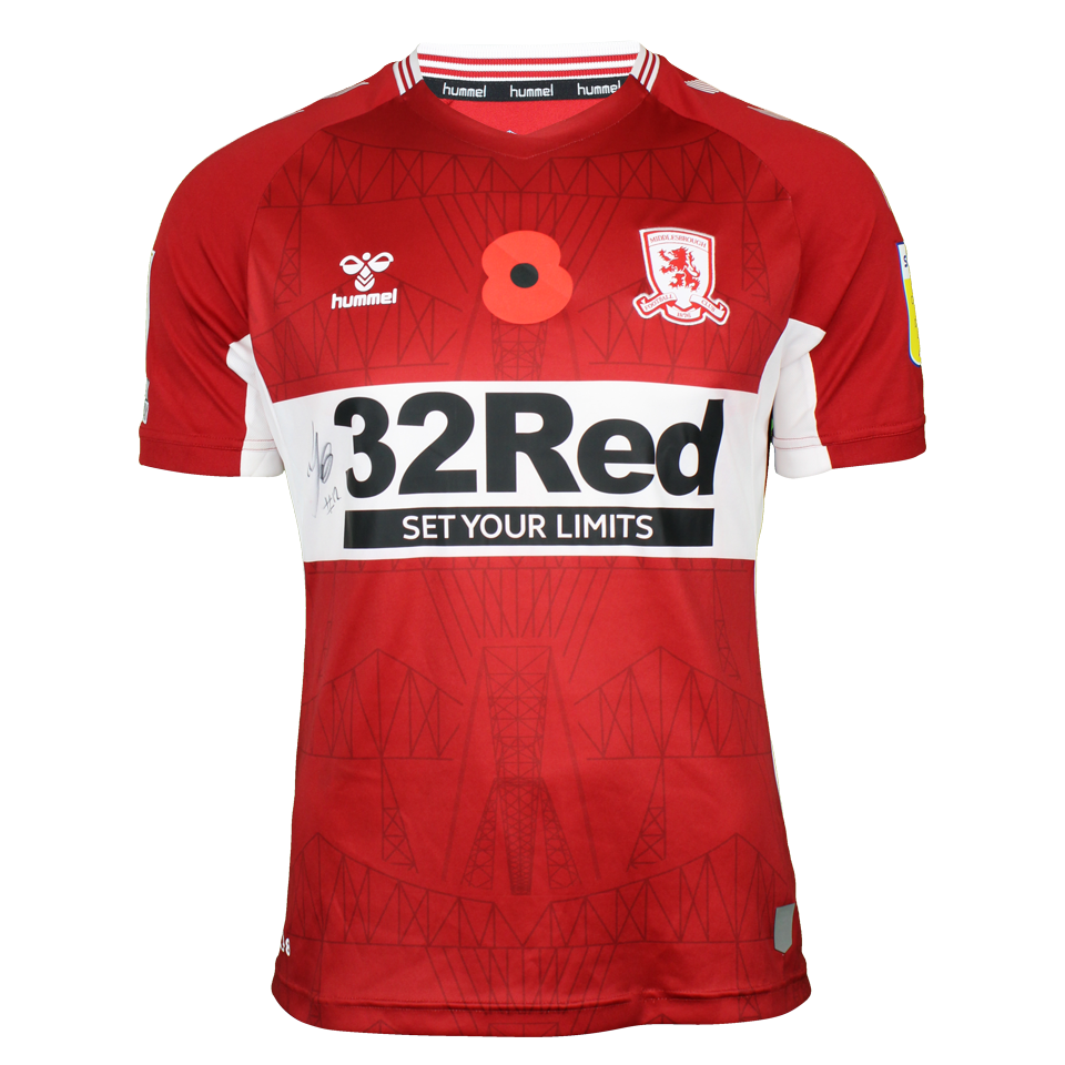 James Edward Lea Siliki Middlesbrough shirt