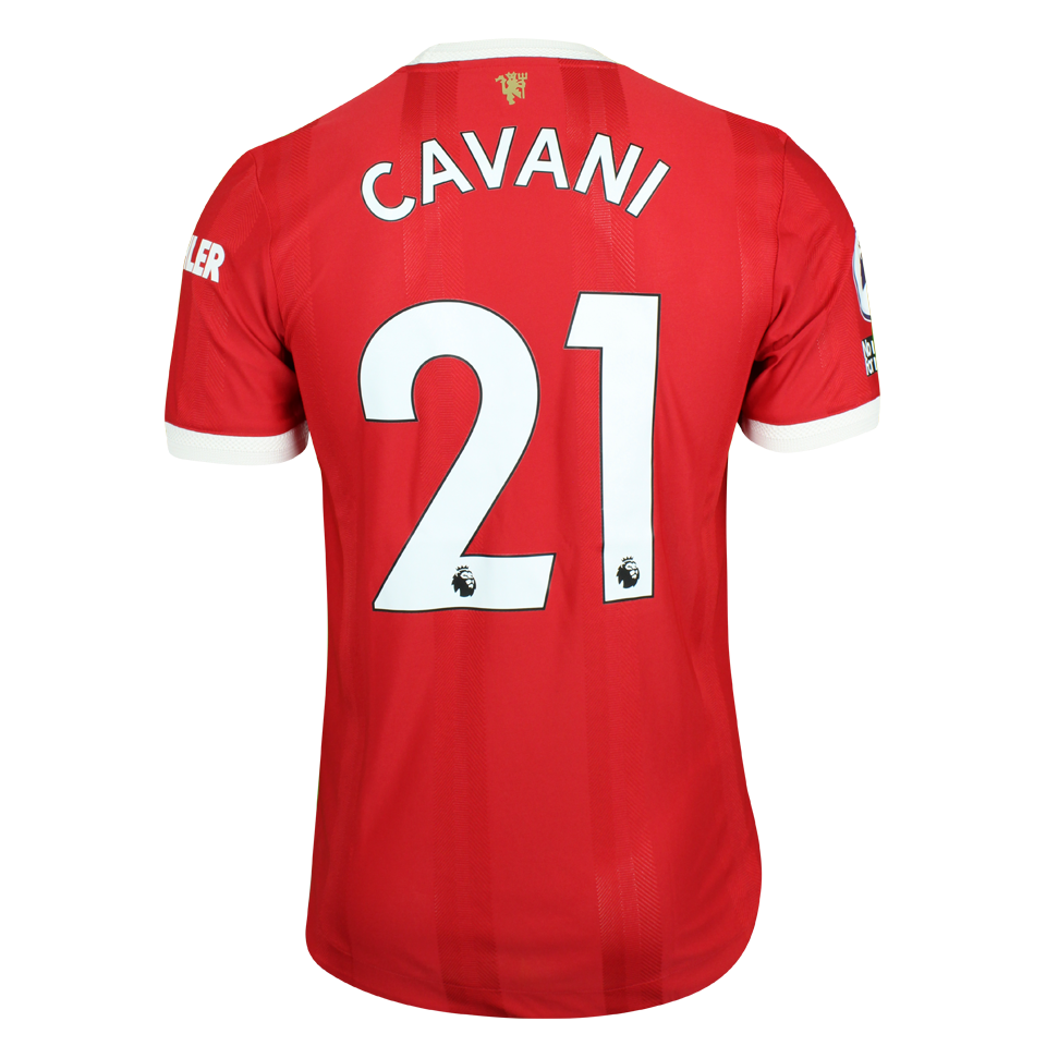 Manchester United 팀의 Edinson Cavani 셔츠