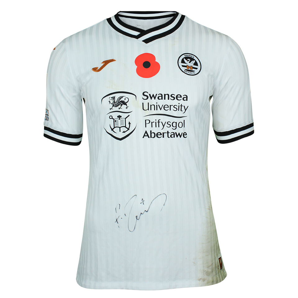 Flynn Downes Swansea City shirt