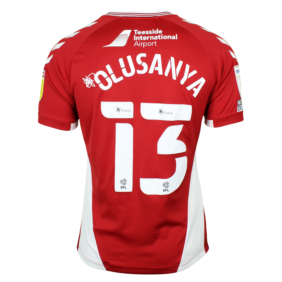Toyosi Olusanya Middlesbrough shirt