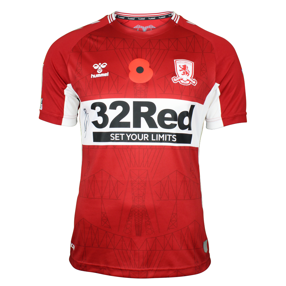 Toyosi Olusanya Middlesbrough shirt