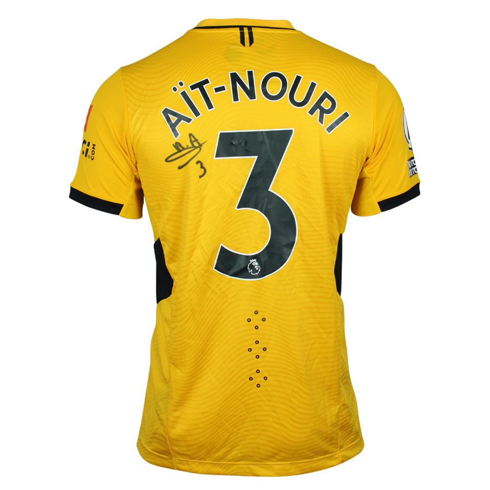 Rayan Aït Nouri Wolverhampton Wanderers shirt