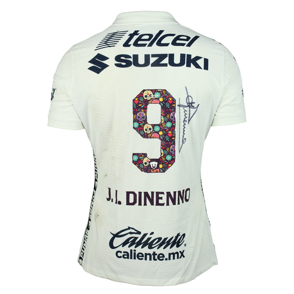 Juan Ignacio Dinenno De Cara Pumas shirt