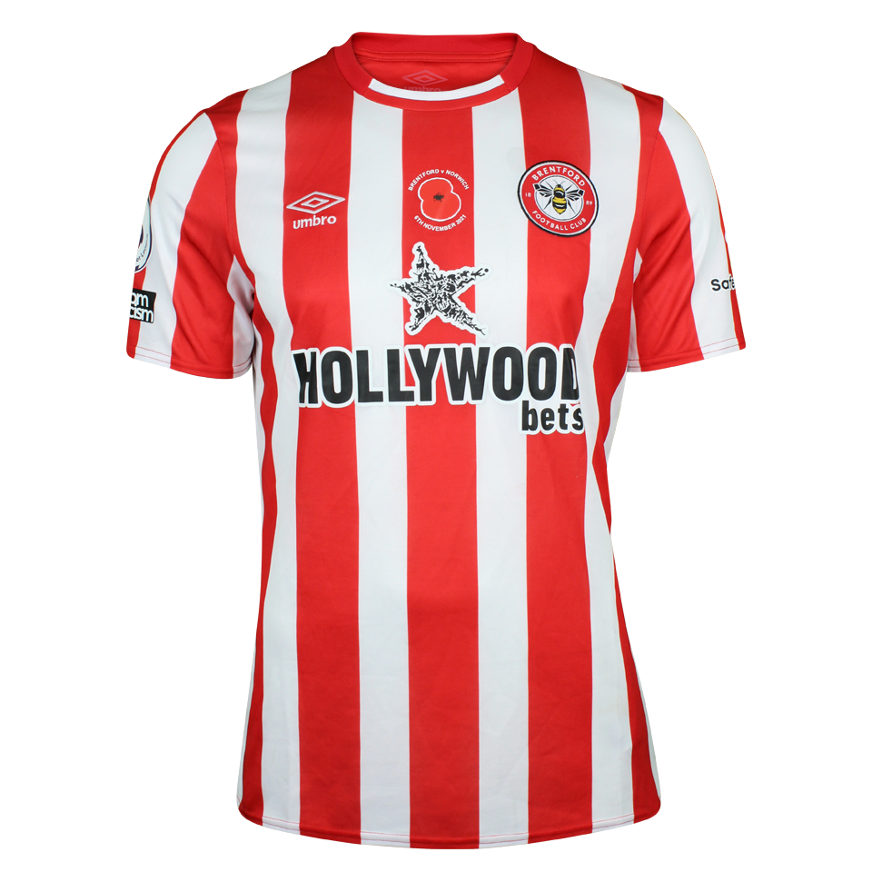 Mathias Zanka Jørgensen Brentford shirt