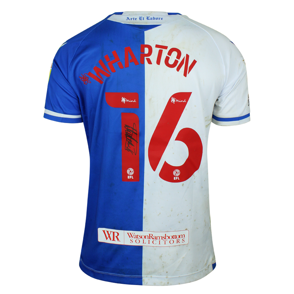 Scott Wharton Blackburn Rovers shirt