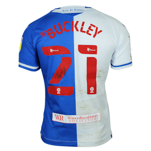 John Buckley Blackburn Rovers shirt