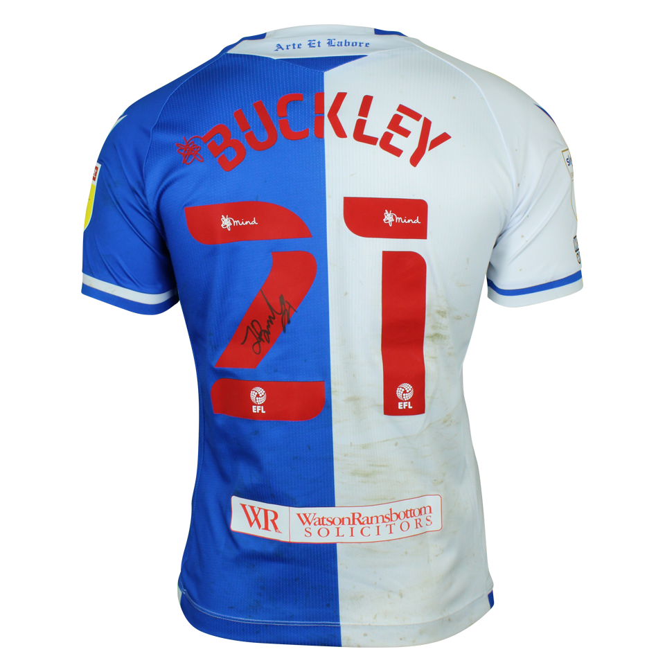 John Buckley Blackburn Rovers shirt