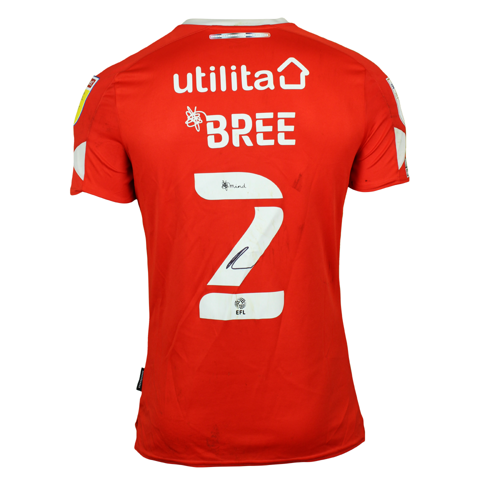 James Bree Luton Town shirt