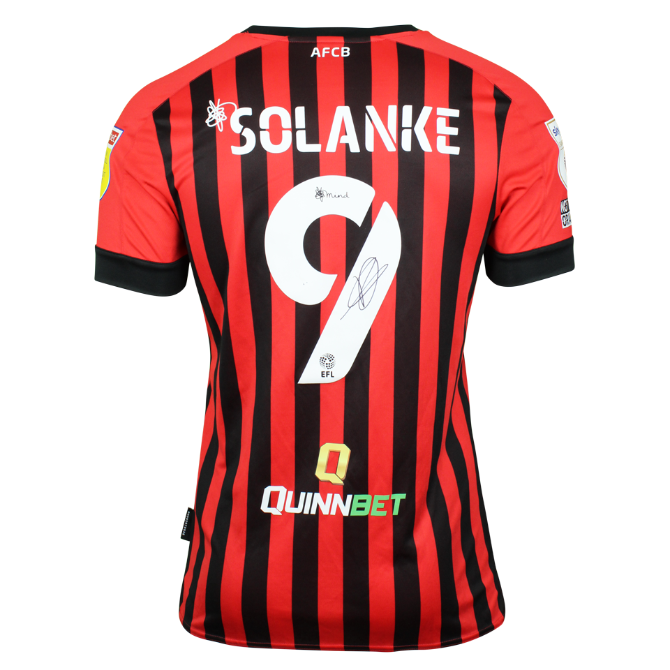 AFC Bournemouth 팀의 Dominic Solanke 셔츠