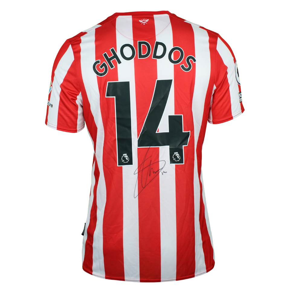 Saman Ghoddos Brentford shirt