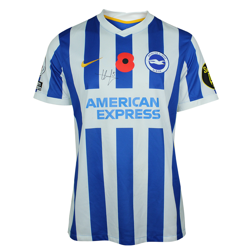 Lewis Dunk Brighton & Hove Albion camisa.