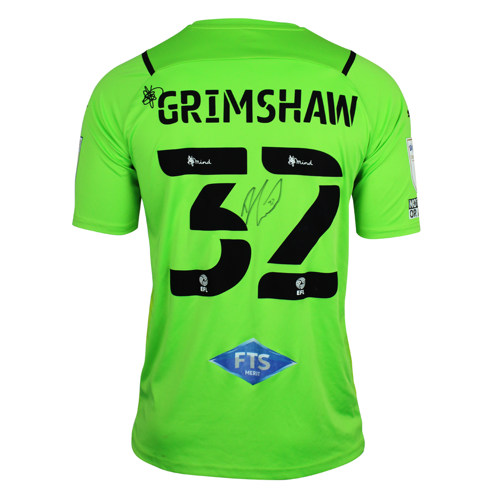 Daniel Grimshaw Blackpool shirt