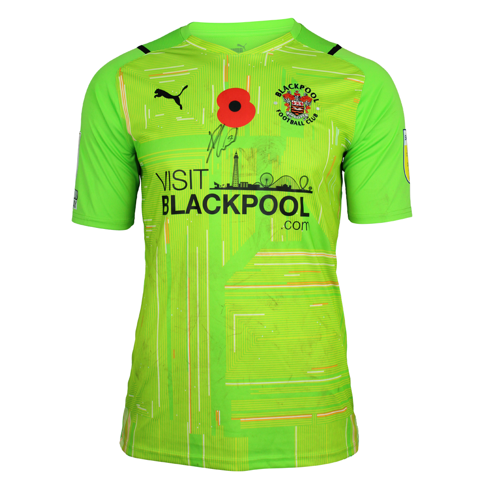 Daniel Grimshaw Blackpool shirt