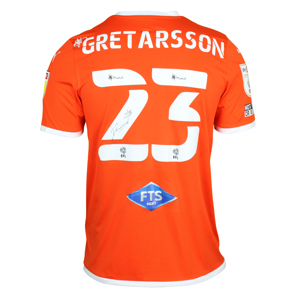 Daníel Leó Grétarsson Blackpool jersey