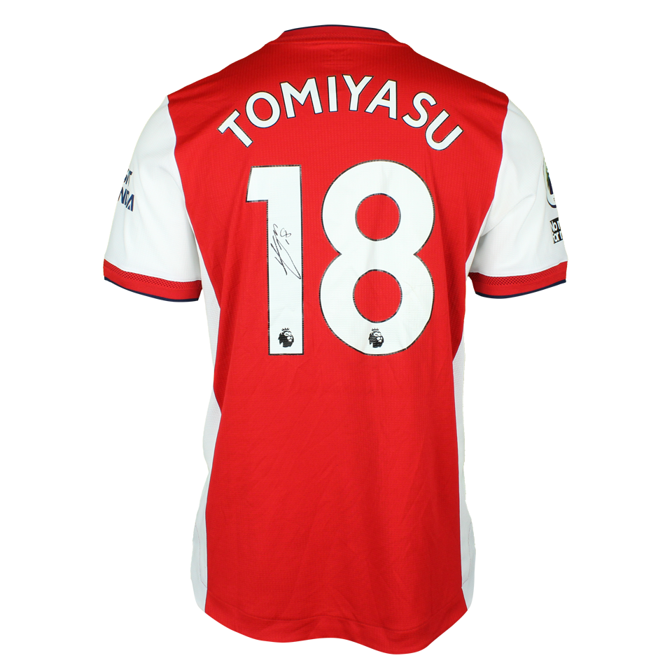 Arsenal 21-22HOME 冨安 18 adidas Takehiro Tomiyasu Arsenal FC Authentic Home Jersey 25