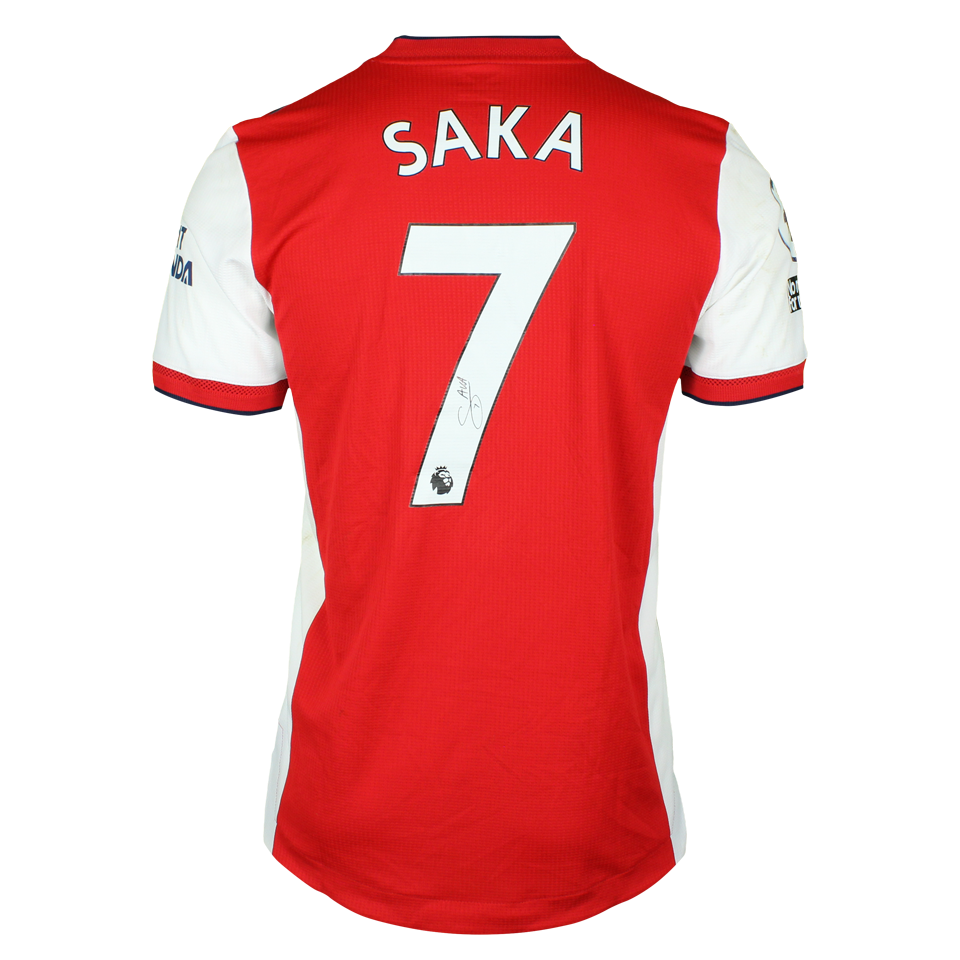 Bukayo Saka Arsenal shirt