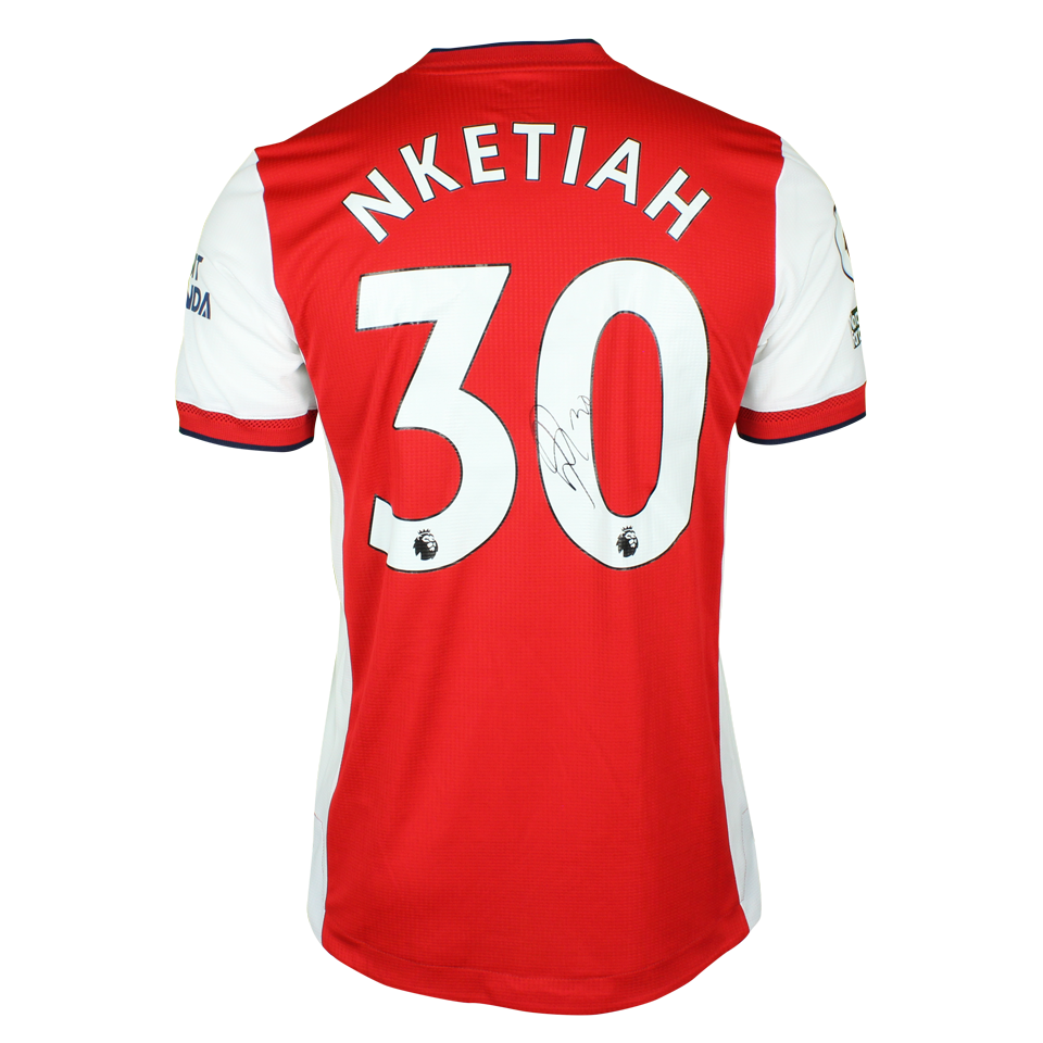 Arsenal 팀의 Eddie Nketiah 셔츠