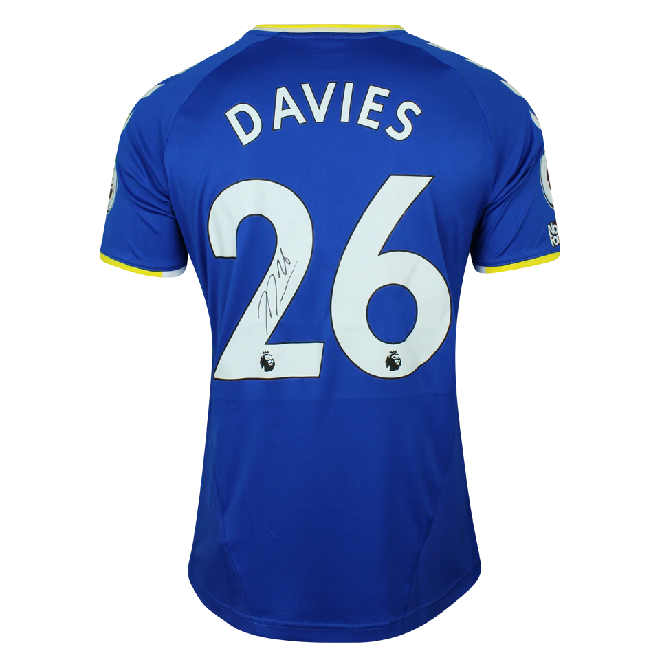 Tom Davies Everton camisa.