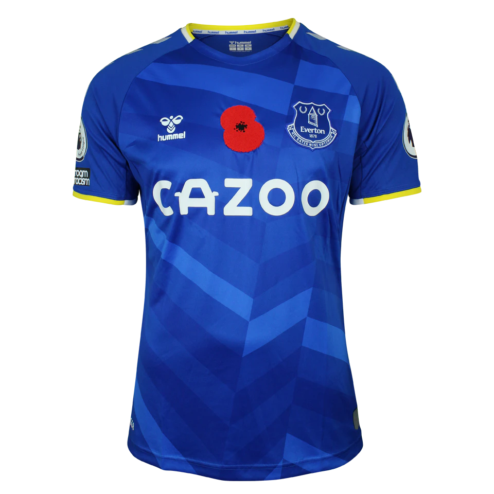 Tom Davies Everton camisa.