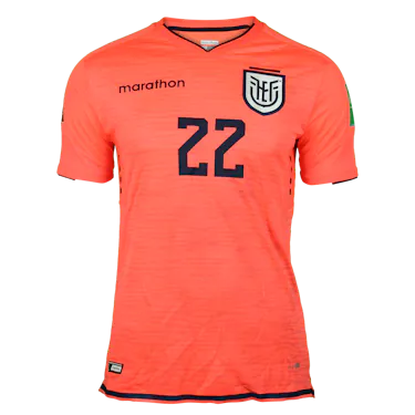 Ecuador-Trikot von Alexander Domínguez Carabalí