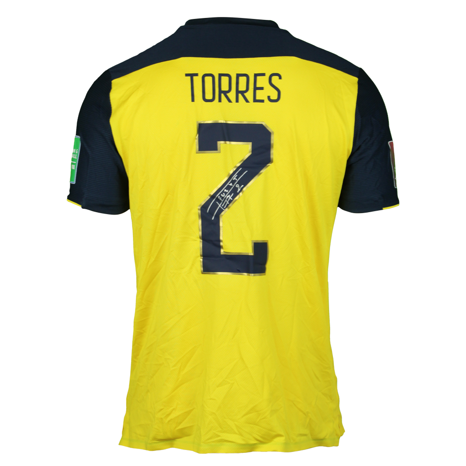 来自Ecuador的Felix Eduardo Torres Caicedo球衣