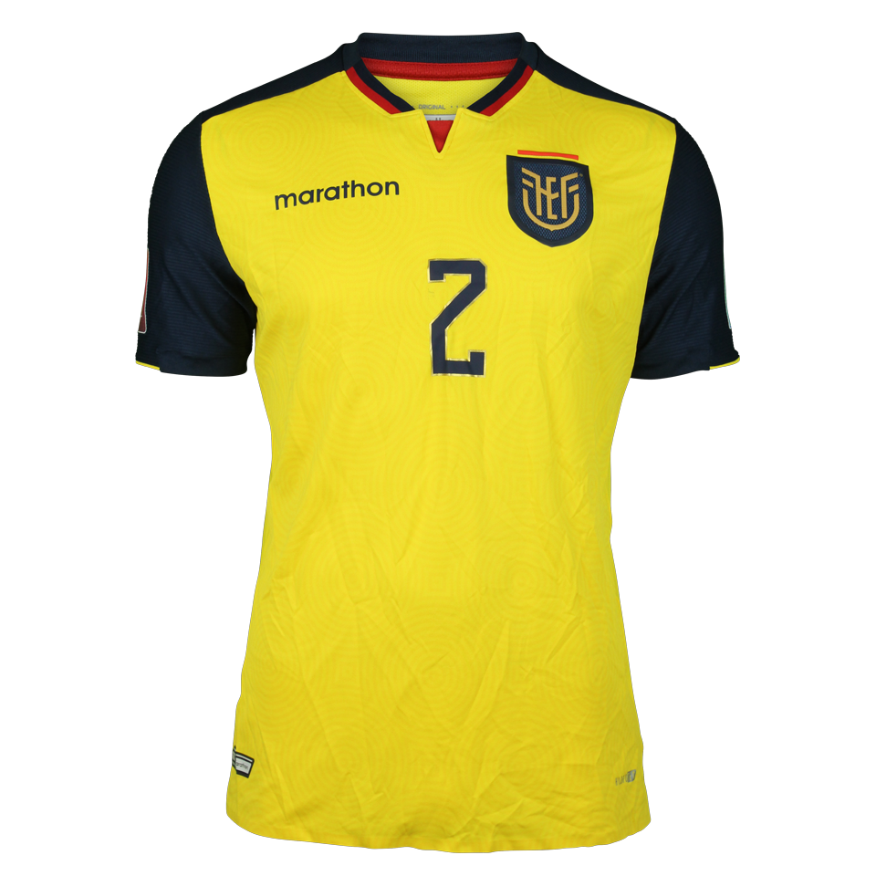 来自Ecuador的Felix Eduardo Torres Caicedo球衣