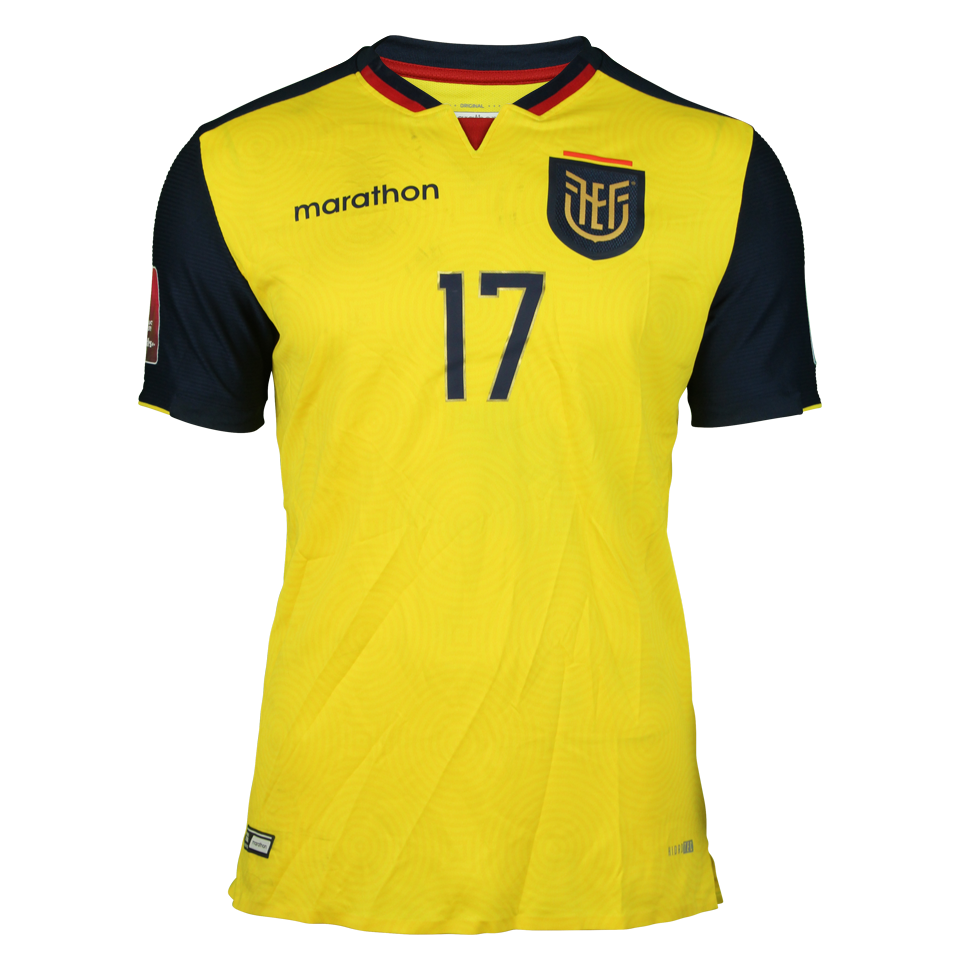 Angelo Smit Preciado Quiñónez Ecuador shirt