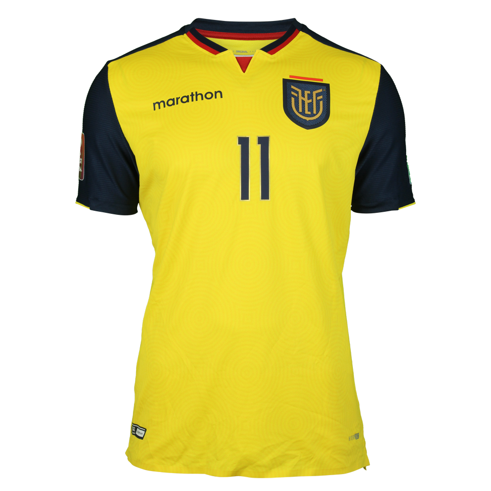 Camisa de Bryan Dennis Angulo Tenorio Ecuador