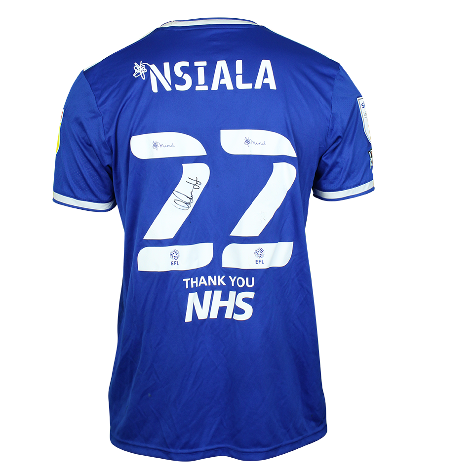 Aristote Nsiala Ipswich Town shirt